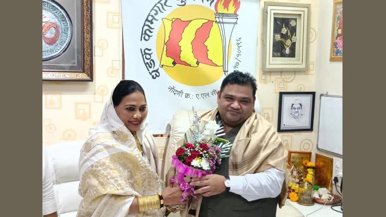 Saira Sattani becomes Abhijeet Rane's Dhadak Kamgar Union Women Wing's Maharashtra VP